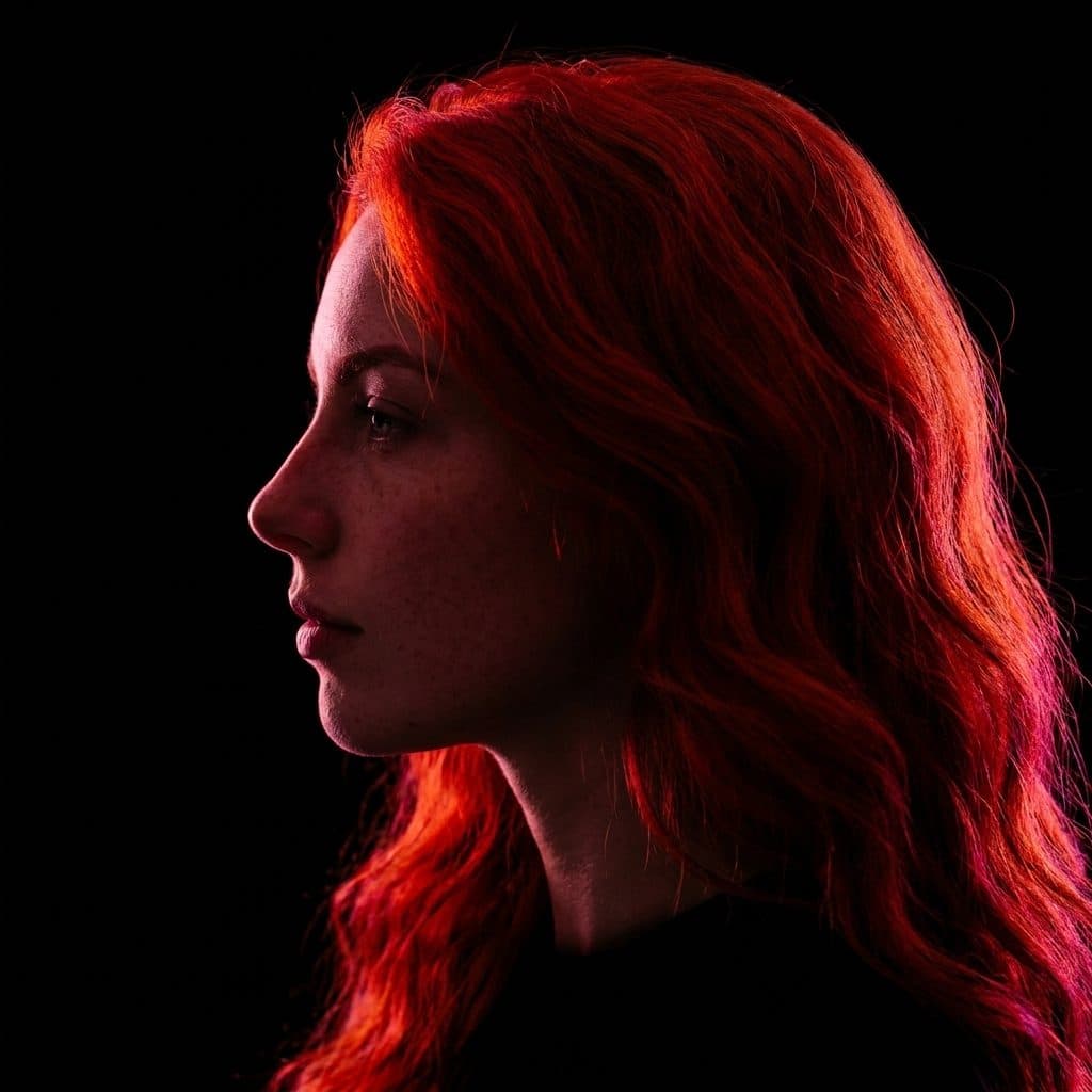 Profil de Celeste souligne par une arete rouge